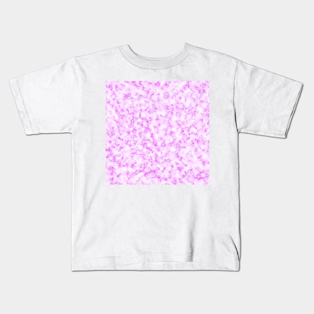 Pretty Purple and Pink Marble Watercolour Pattern Kids T-Shirt by melisssne